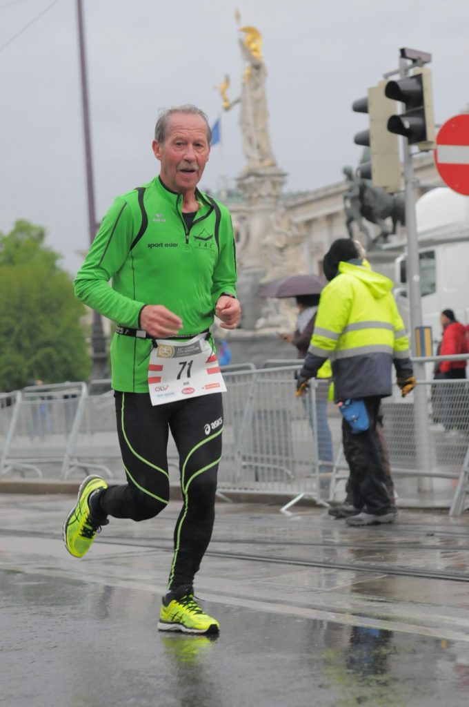 Sepp Schwarzer beim Vienna City Marathon