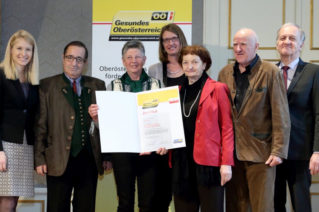 Auszeichnung für fünf Gesunde Gemeinden