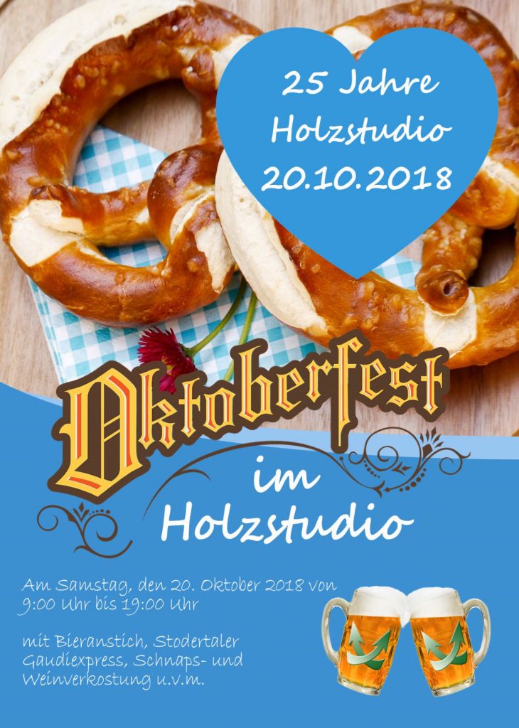 Oktoberfest vorne Holzstudio