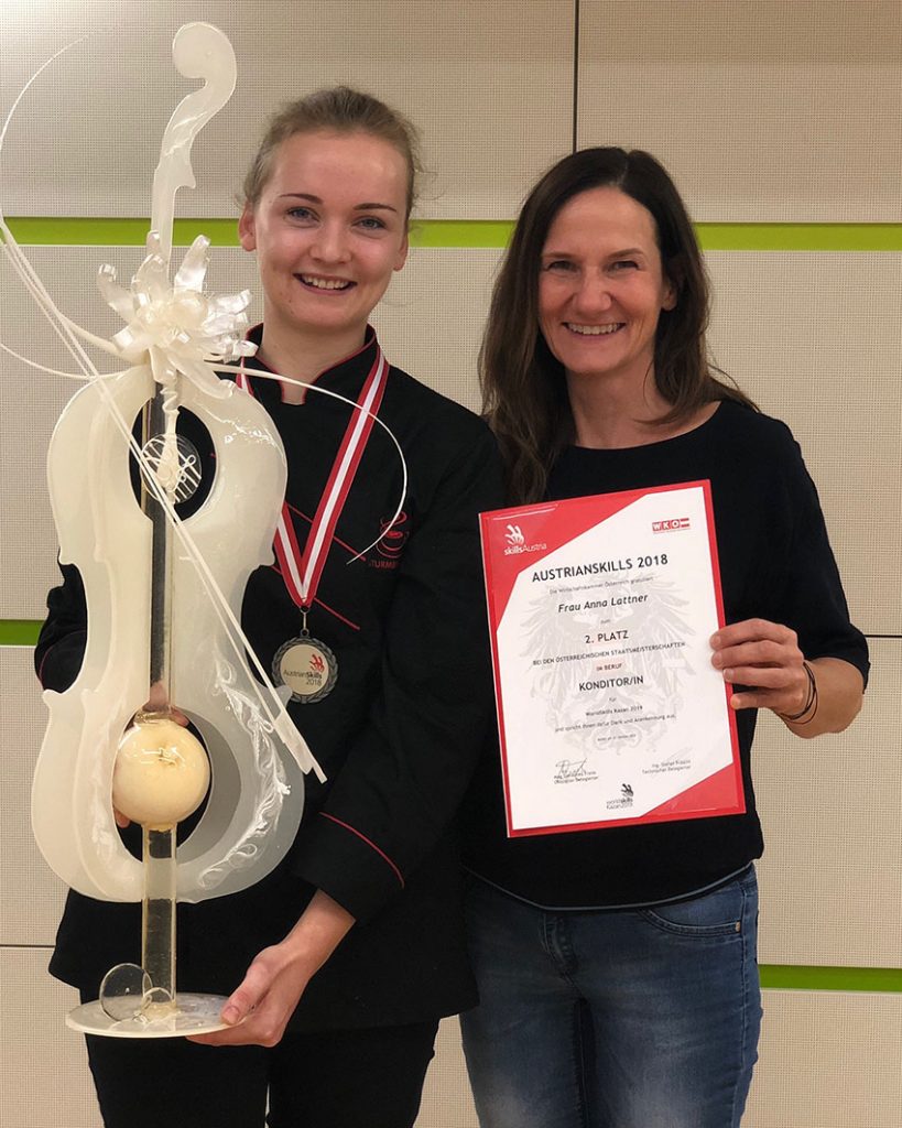 Anna Lattner zweitbeste Konditorin Österreichs!
