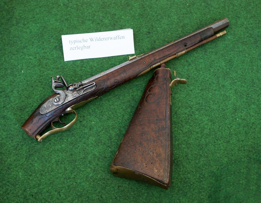 Wildererwaffe im Wilderer Museum Molln