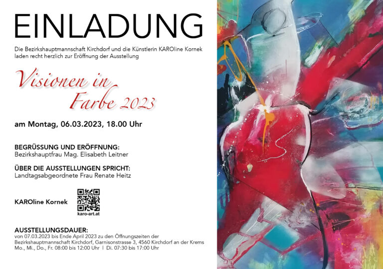 KAROline Kornek - Ausstellung in der Bezirkshauptmannschaft Kirchdorf