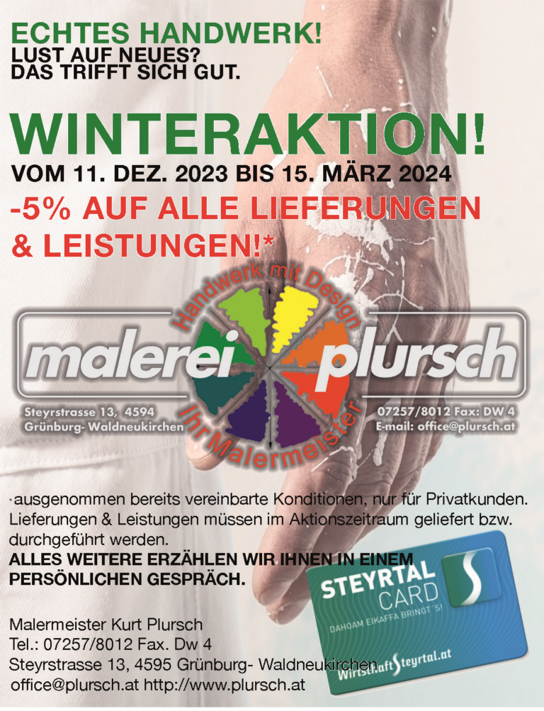 Winteraktion 2023-24 | Malerei Plursch