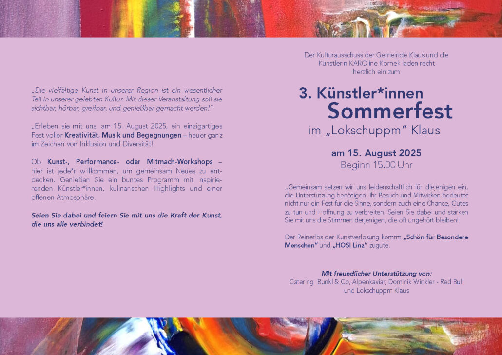3 Sommerfest KuenstlerInnen Einladung 2025 Seite 2