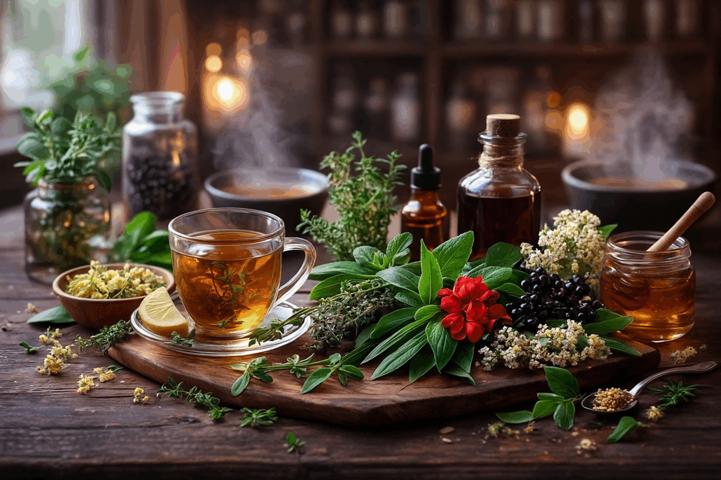 Pflanzenkraft bei Erkaeltung 1