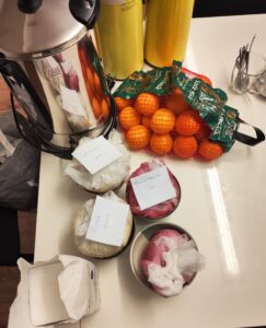 Bei selbstgemachtem Tee, Punsch, Glühwein 