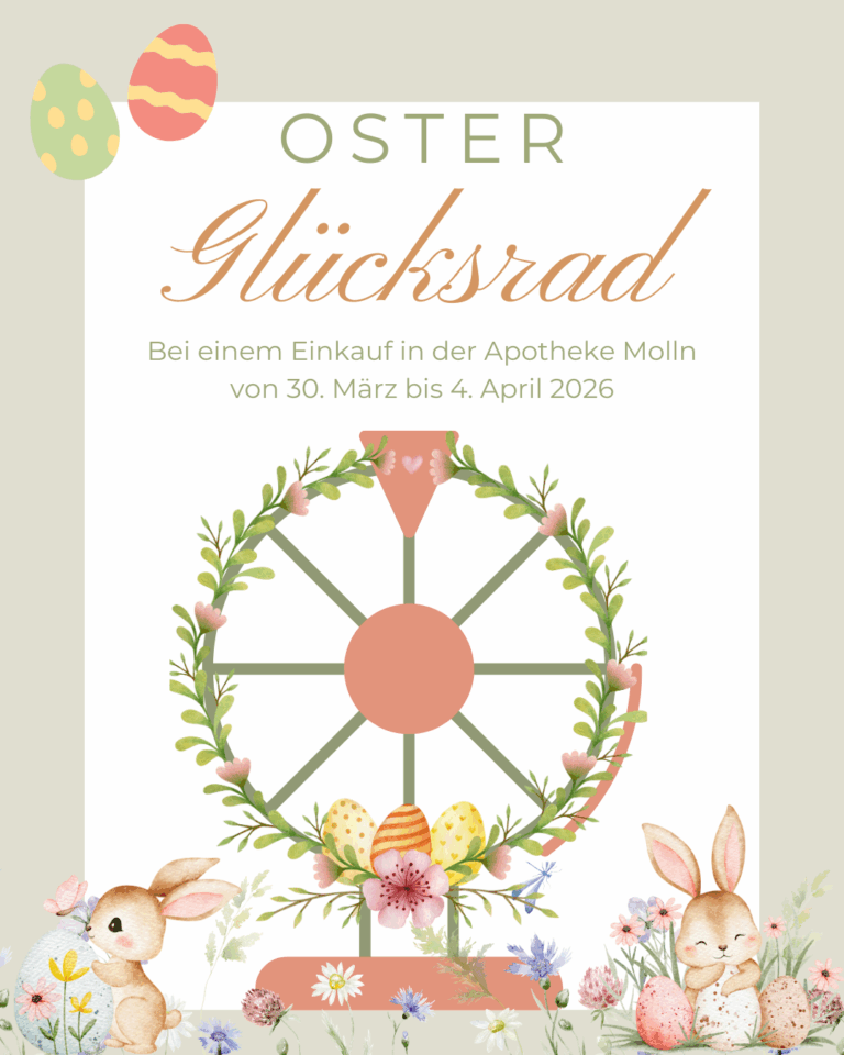 Oster-Glücksrad in der Apotheke Molln