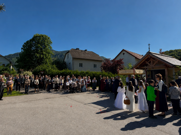 Feierliche Fronleichnamsprozession führte durch Molln