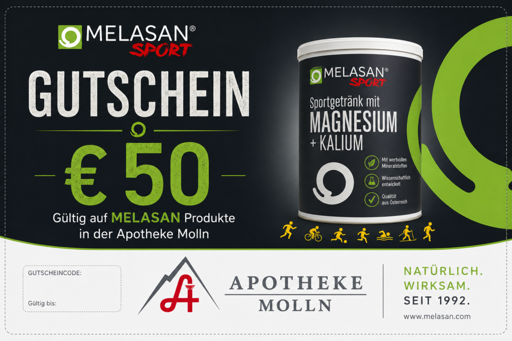 Erster Preis Marktlauf Gutschein Melasan E50