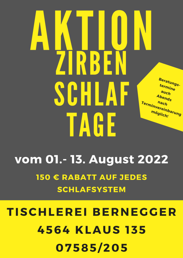 Zirben Aktion A4 1-13 August 2022