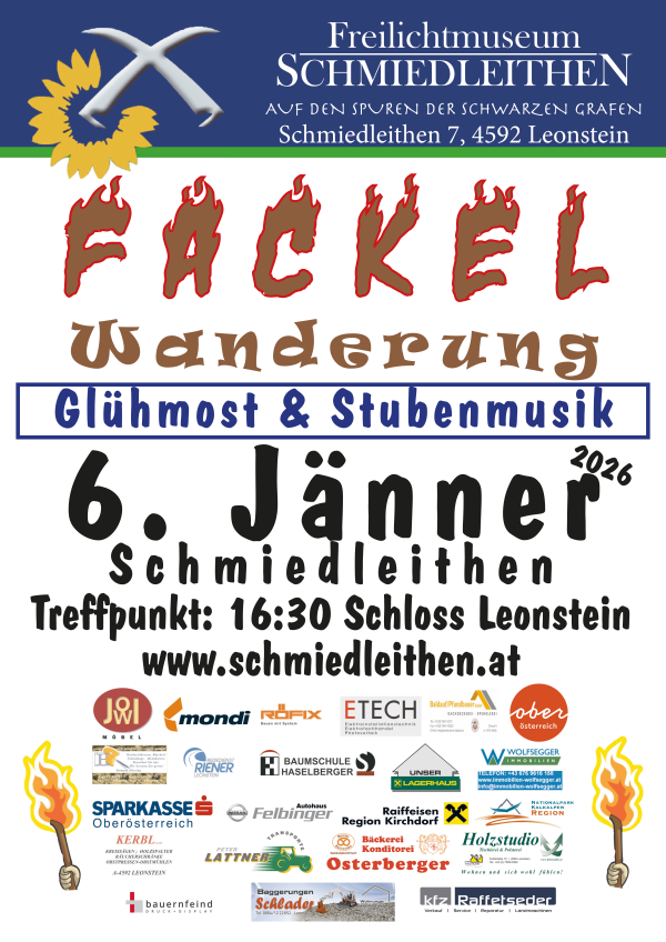 Fackelwanderung in der Schmiedleithen